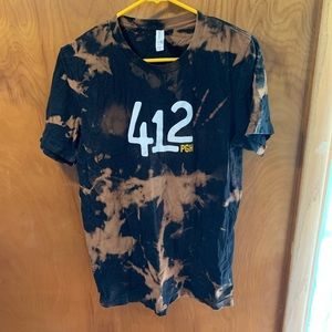 Pittsburgh Bleach Dyed Shirt